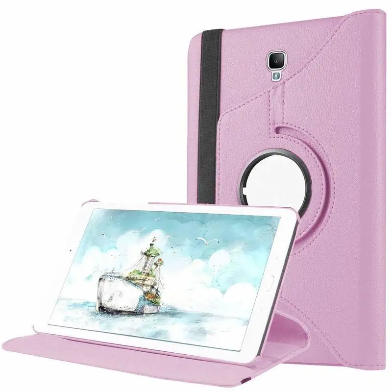

Cover Case For Samsung Galaxy Tab A 8.0 2017 A2S T380 T385 SM-T385 SM-T380 360 Degree Rotating PU Leather Flip Tablet Case Glass