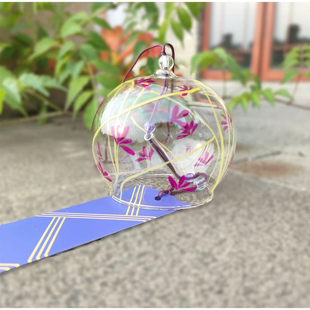 Carillons à Vent Japonais, Cloches à Vent Japonaises, Fleurs Romantiques En Extérieur, Pendentif Fait à La Main Comme Décoration De La Maison, Petit Carillon Porte-bonheur Traditionnel, Cloche De