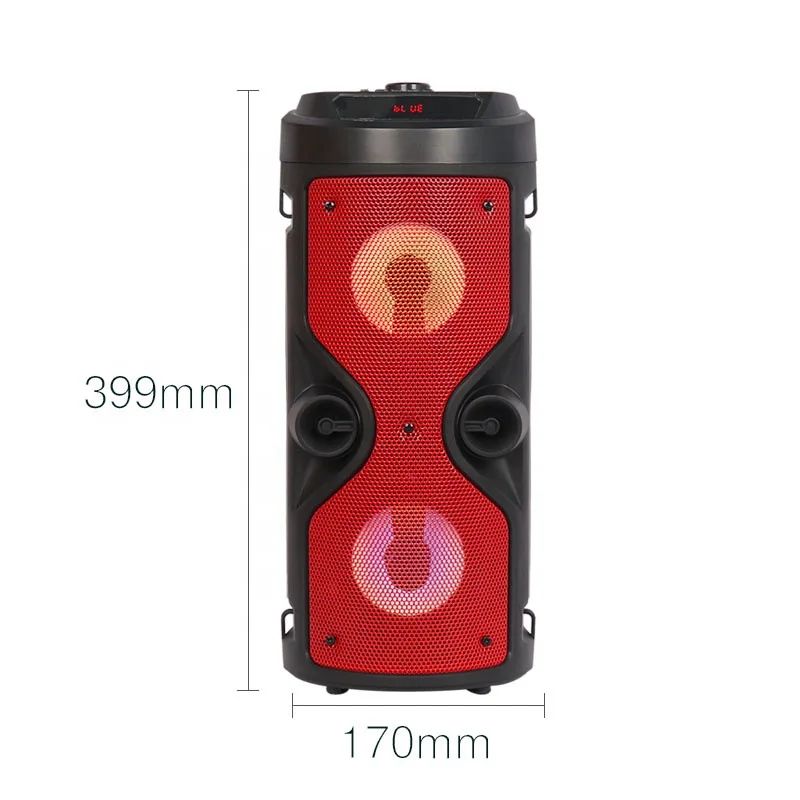 Kinglucky 2022 new outdoor wireless bluetooth speaker portable high-power remote control k song loudspeaker subwoofer