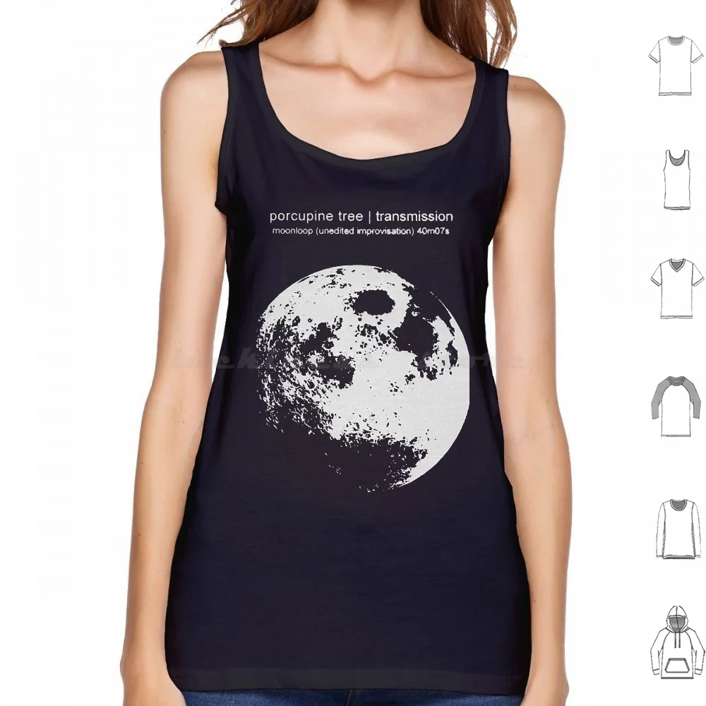 Moonloop Porcupine Tree Canotte Stampa Cotton Porcupine Tree 80S Music Porcupine Tree Trippy Rbrow