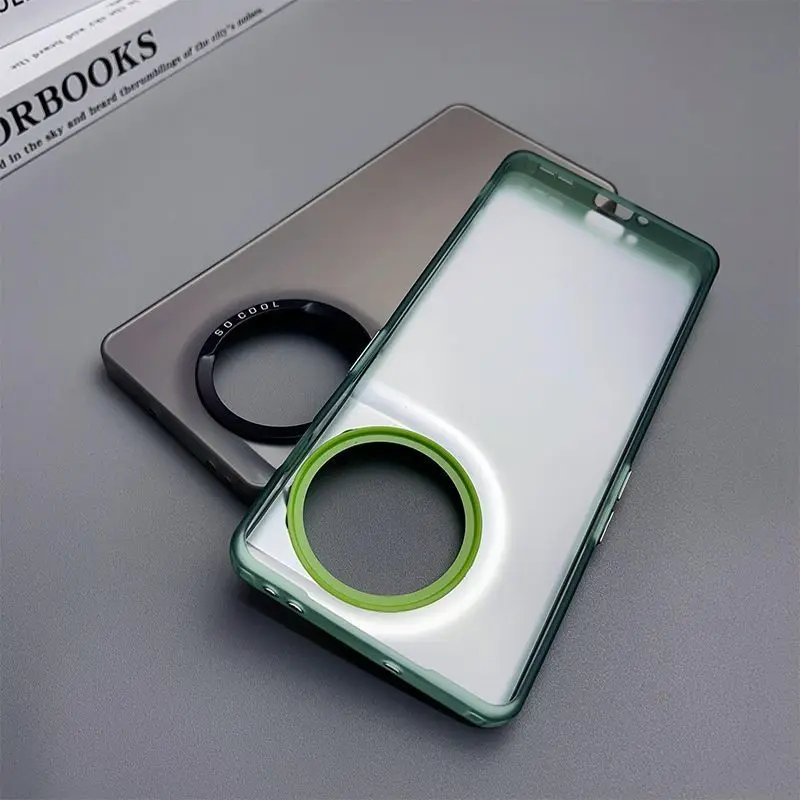 For 12 OnePlus Ace 2 Pro 1+11 ACE2 1+ 11R Phone Case Shockproof Shell Protection Back Cover Anti-fingerprint IMD_voghion.com