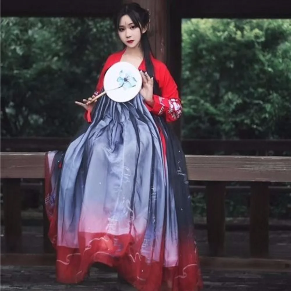 Новинка, женская одежда Hanfu в