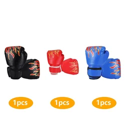 Youth Boxing Gloves - Comfortable Adjustable Punching Training Mitts in Black (3Color Set)