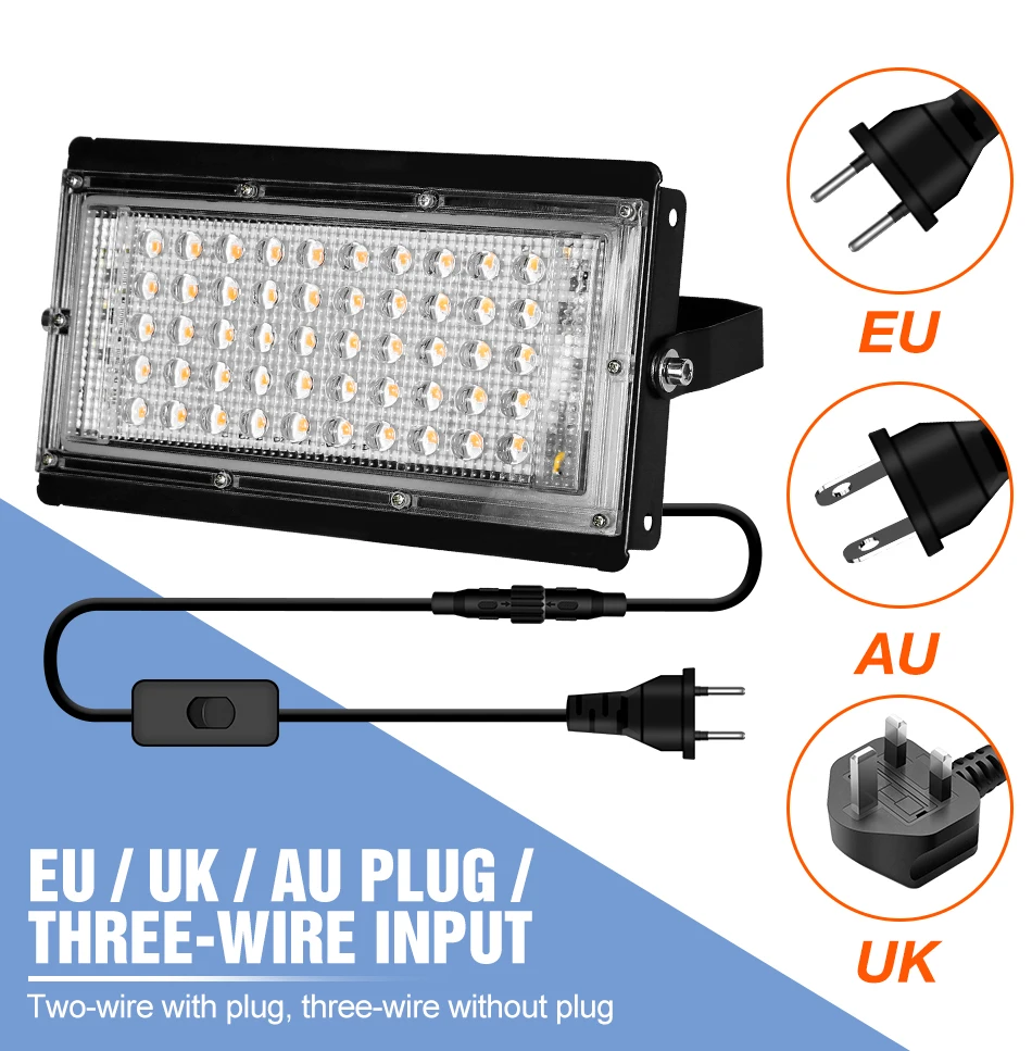 Description Picture 4 of itemIndoor Phytolamp For Plants Full Spectrum LED Grow Light Phyto Lamp Hydroponic Growth Light Greenhouse Led Lamp Plants Flowers