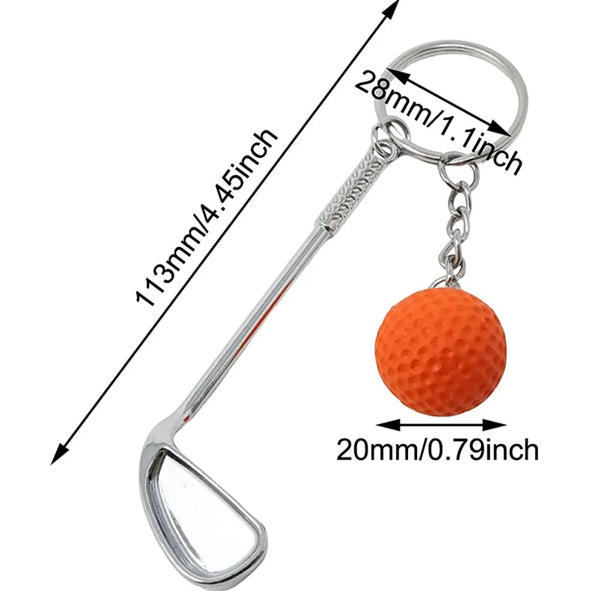 Mini Tennis Racket Pendant Keychain - Sporty Accessory & Gift