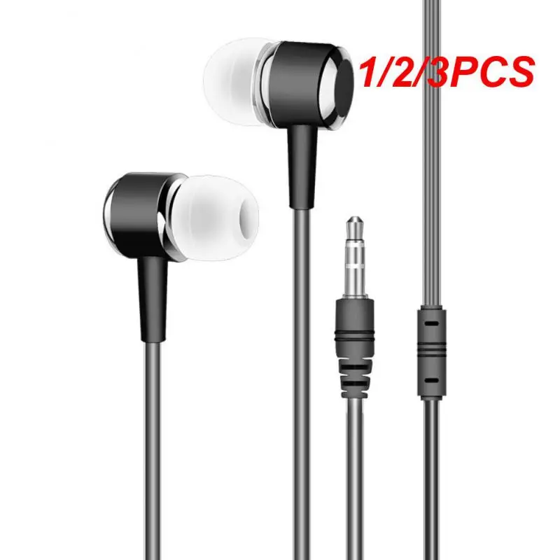 

1/2/3PCS New S12 Sport Earphone Wired 3.5mm In Ear Headphone With Mic Green Black Color For For For