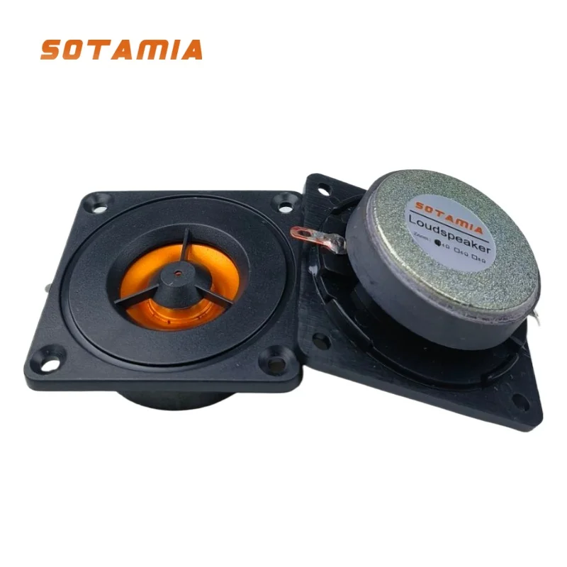 52MM Tweeter Audio Speaker 2 Inch 4Ohm 15W HIFI Treble Bluetooth Speaker Mudic Sound Loudspeaker Modified Subwoofer 2Pcs