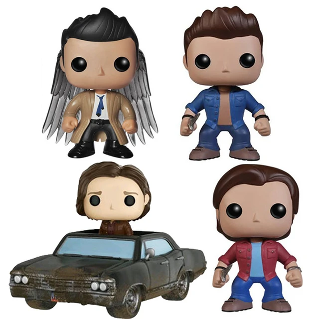 kranium Optøjer uklar Funko Pop Television Spn Sam And Dean Action Figure Toys Supernatural #95  Castiel #94 Dean Figuras Model Dolls Gifts - Action Figures - AliExpress