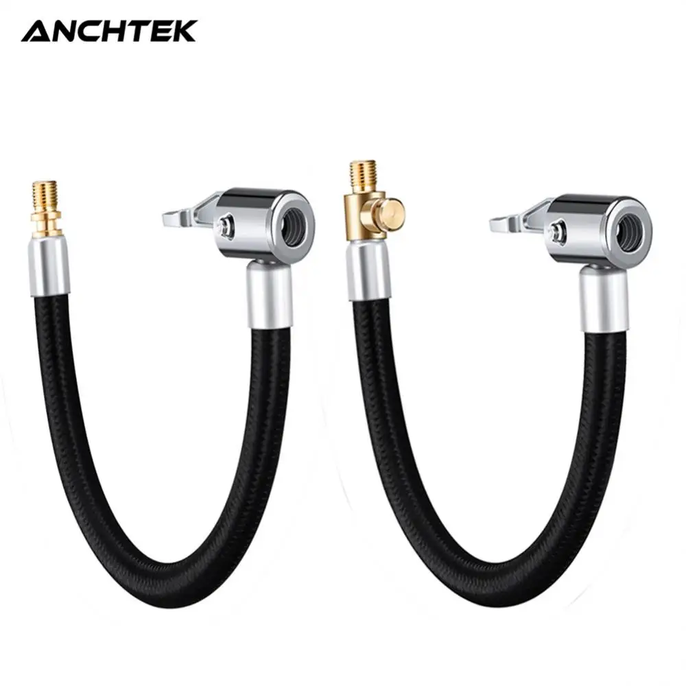 Air Pump Accessories 20/60cm Air Pump Screw Adapter Zinc Alloy Extension Quick Inflation Chuck Car Tire Inflator Hose Tube Conversion For Bike Moto