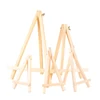 1pcs Natural Wood Mini Easel Frame Tripod Display Holder Meeting Wedding Table Name Card Stand Children Painting Display Craft 2