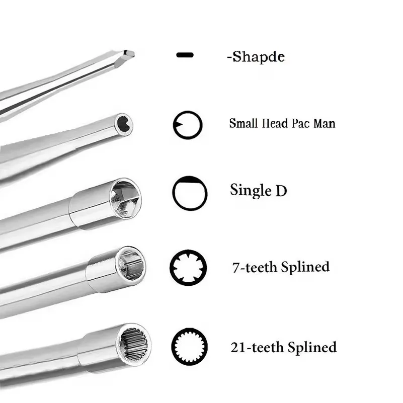 Carburetor Adjusting Hand Tool Pac Man Double D Hexagon Hex Socket Screwdriver Chainsaw Speed Adjustment Repair Tool