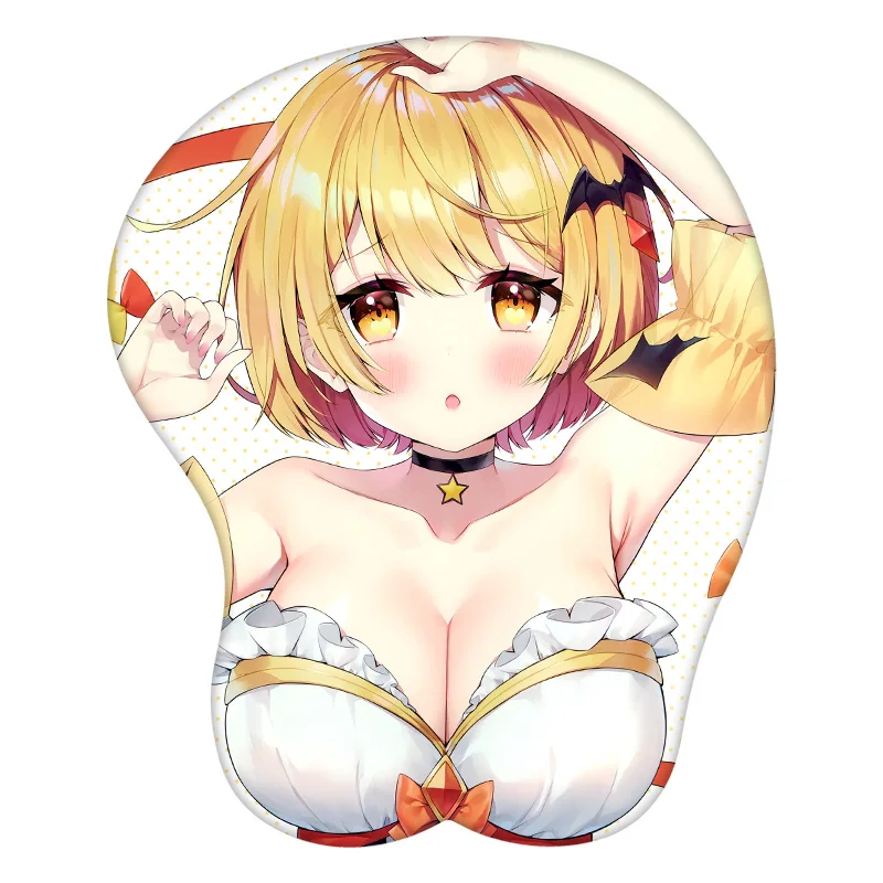 

3D коврик для мыши Yozora с аниме мелом, силиконовый сексуальный креативный игровой коврик для мыши, коврик