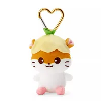 New Cute Anime Corocorokuririn Hamster Plush Key Chains Kids Stuffed Toys Small Pendant For Children Gifts 9CM 1