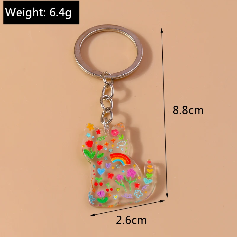 Schöner Acryl-Frosch-Schlüsselanhänger für Männer und Frauen, Tier-Schlüsselanhänger, Anhänger für Autoschlüssel, Handtasche, Dekor, handgefertigter Schmuck, Geschenke – Detail 8