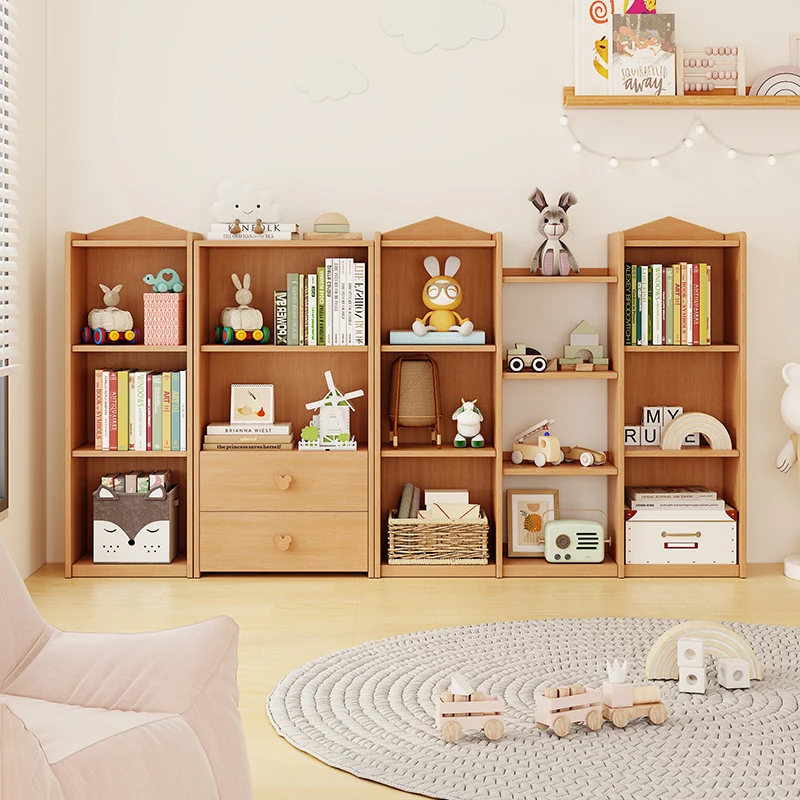 Toy Storage Organizer Kids Children's Bookcase Bookstore Child Cabinet Wardrobe Room Furniture Rack To Store Toys Trunk Save