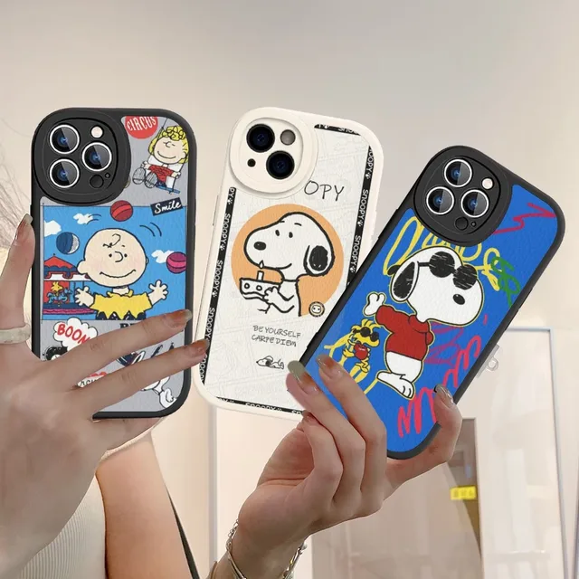 Snoopy Phone Case Hard Leather For iPhone A Stylish and Protective Accessory