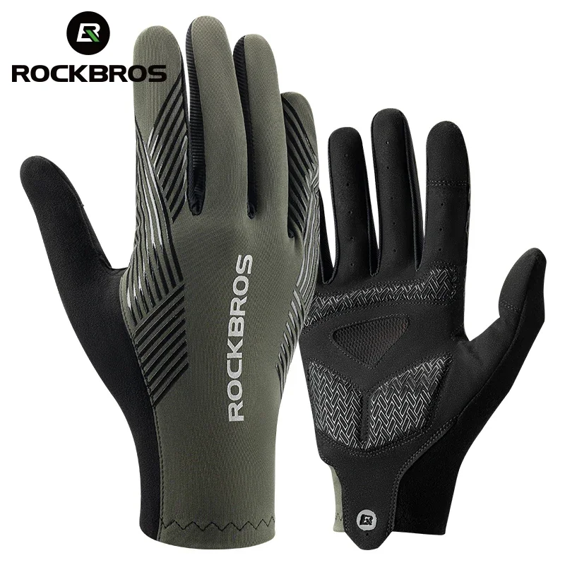ROCKBROS Anti-Slip Pantalla Táctil Dedo Completo Guantes