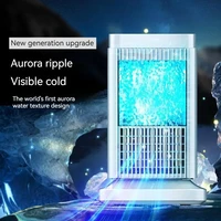 Ventilateur Rafraîchisseur d'Air Portable à Semi-conducteurs, Mini Climatiseur Personnel avec Refroidissement, Ventilateur de Bureau pour Maison, Bureau, Voyage, USB 5