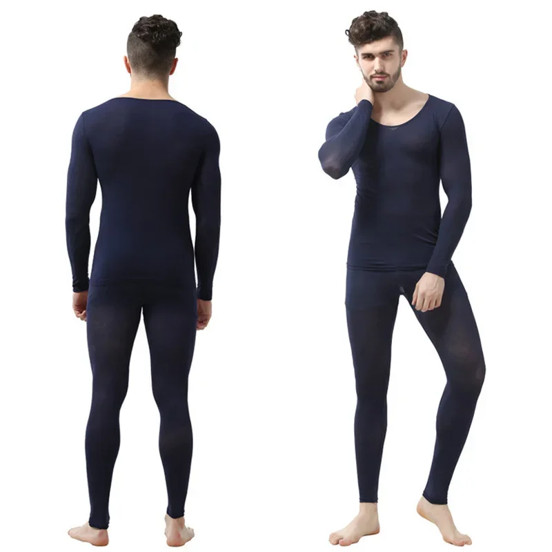 

Winter 37 Degree Constant Temperature Thermal Underwear for Men Ultrathin Elastic Thermo Underwear Seamless Long
