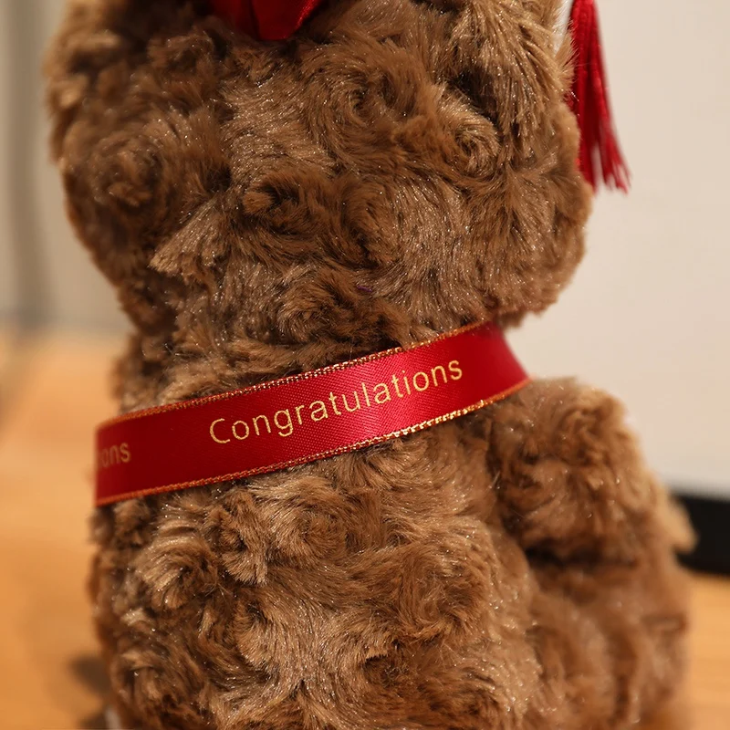 Cute Graduation Bear Plush Toy Soft Stuffed Animal