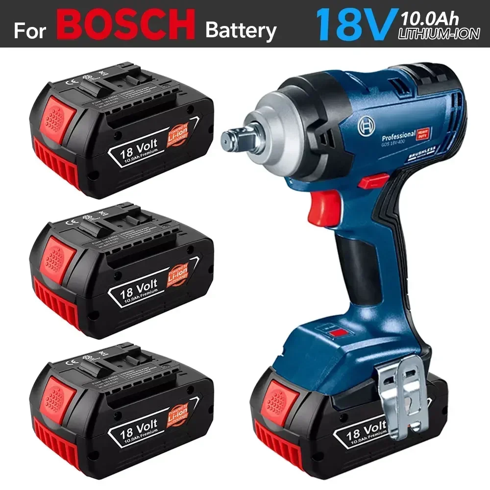 

Professional 18V 5Ah 10Ah Rechargeable Lithium Ion battery for Bosch Portable Replacement BAT609 BAT609G With Battery charger