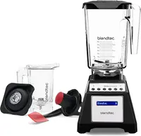 Total Classic Original Blender, 90 oz  + Jar, 24 oz Twister Jar, and  Spatula - Black 1