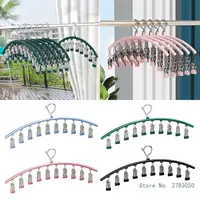 2 Pack Hat Hangers Space Saving Hat Racks for Closet Metal hat Organizers for Baseball Caps Efficient Underwears Racks 1