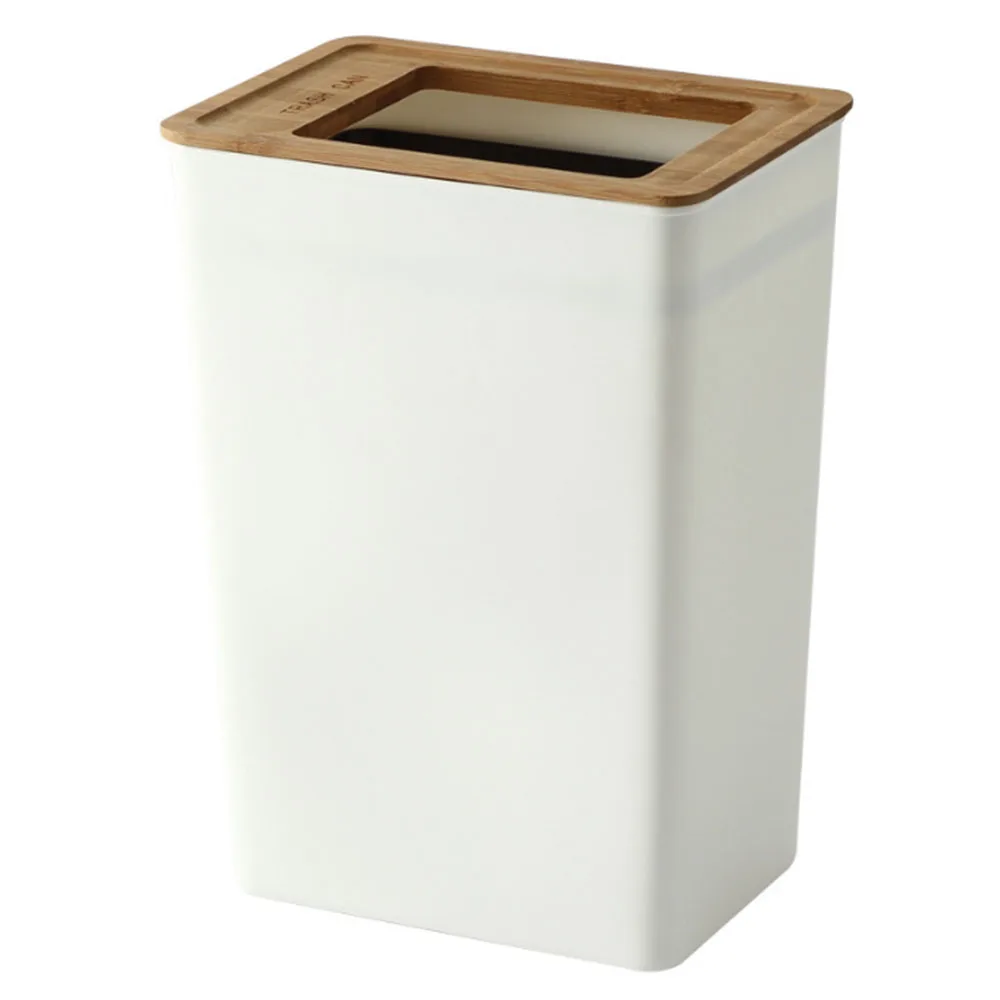 HPDEAR Bedroom Trash Can Open Top Garbage Bin Household Kitchen Press