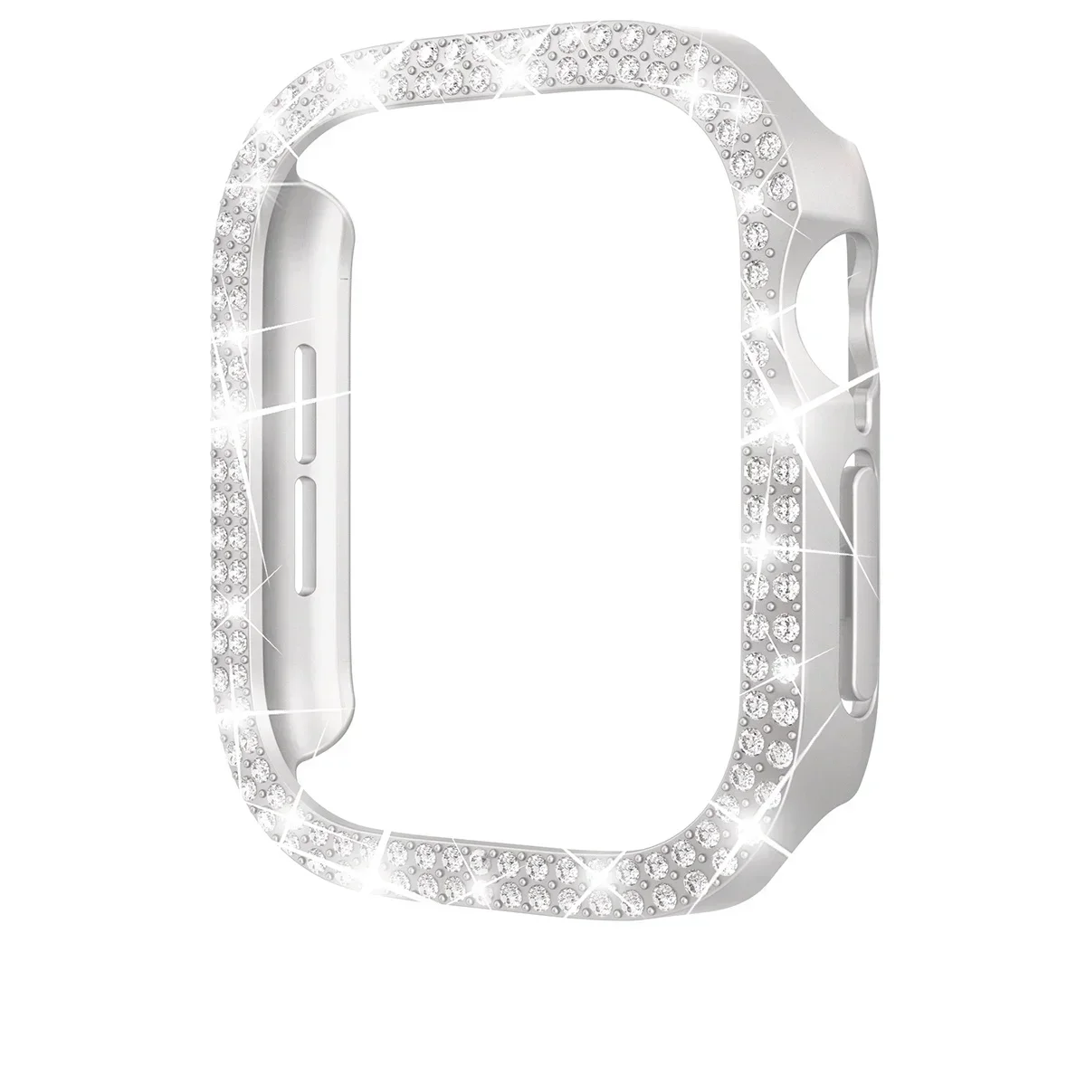 Elegant Diamond Anti-Scratch Bumper Protector for Women's Watch - 46mm/42mm