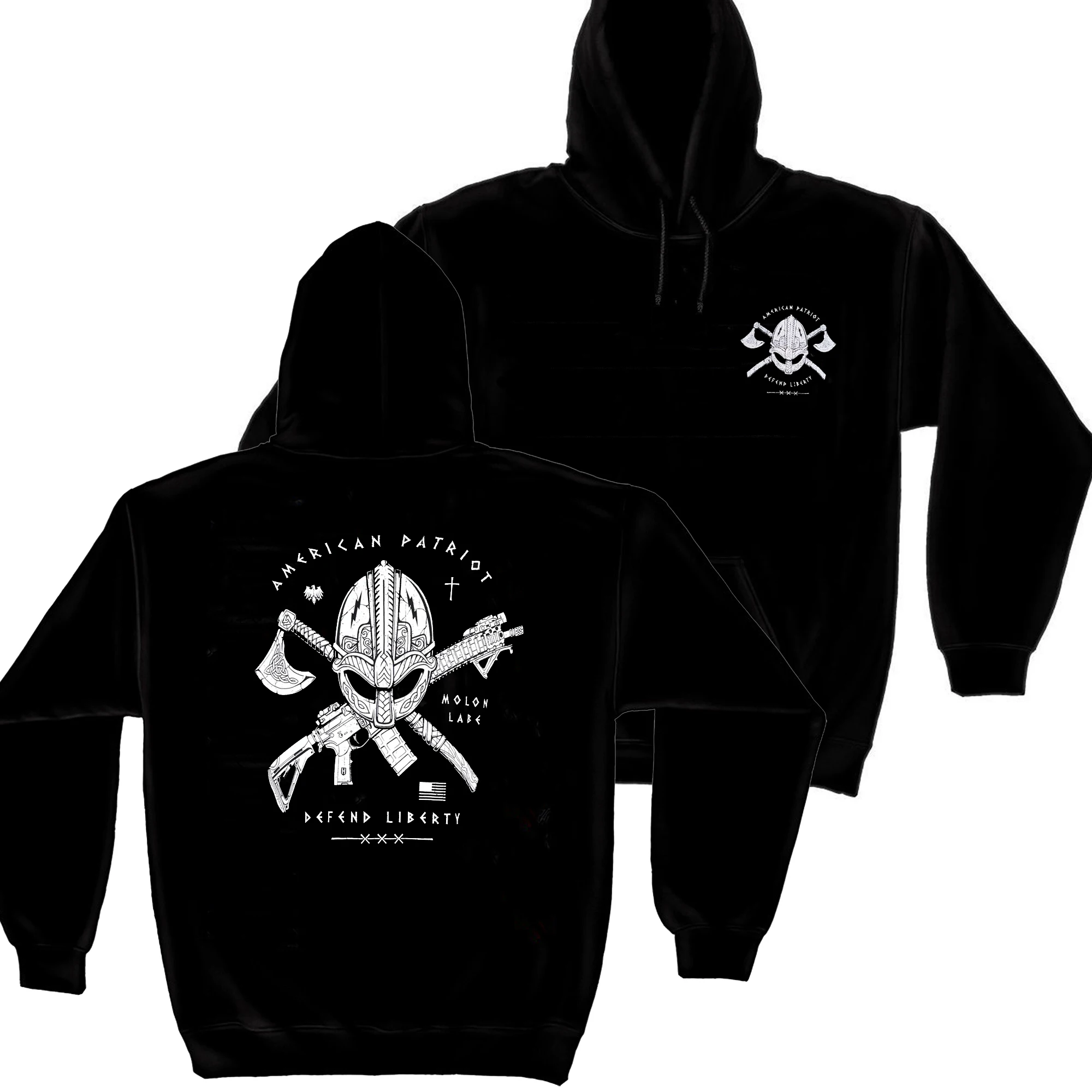 

Heart of Warrior Molon Labe Defend Liberty Military Grunt Pullover Hoodie 100% Cotton Casual Mens Sweatshirts Patriot Streetwear