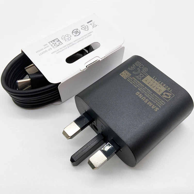 Samsung 25W Super Fast UK Plug Charger Adapter