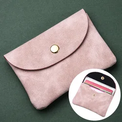 Vintage - Inspired Double Layer Coin Purse - Soft PU Leather Wallet with Multi - Pocket Zipper Bag (Pink  Single Layer)