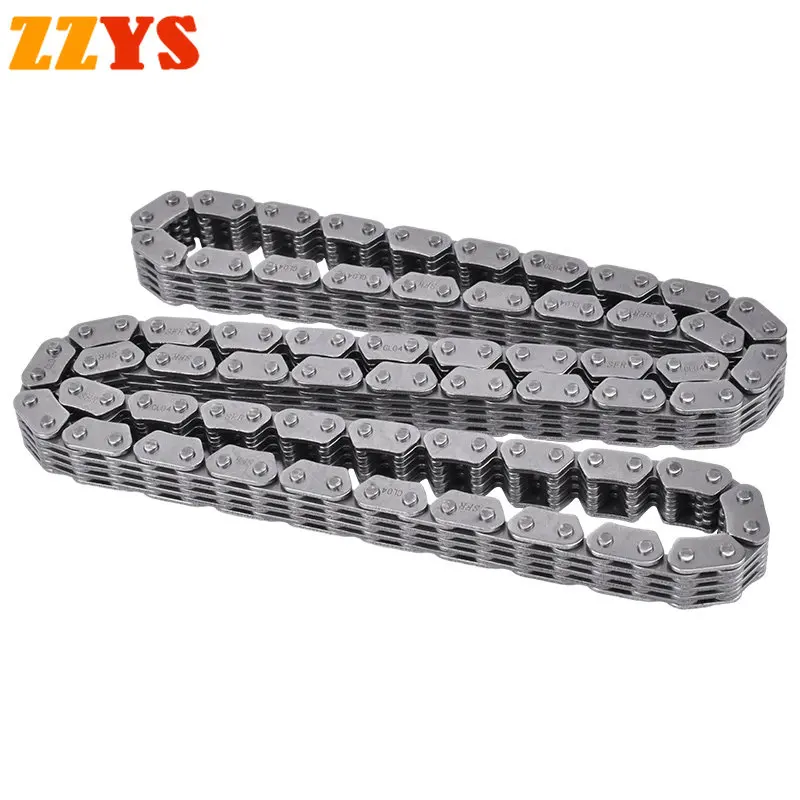 

4x5 118L 118 Links Motorcycle Engine Cam Camshaft Timing Chain For YAMAHA YZF-R3 300cc YZF-R6 600cc 2006-2020 YZF600 YZF R6 600