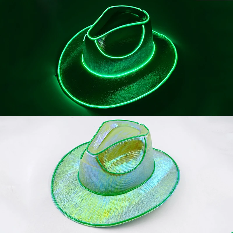 green hat