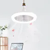 E27 Lamp Holder Universal Fan Light Bedroom Light Quiet Electric Fan Chandelier Control Led Study Dining Room Light 3