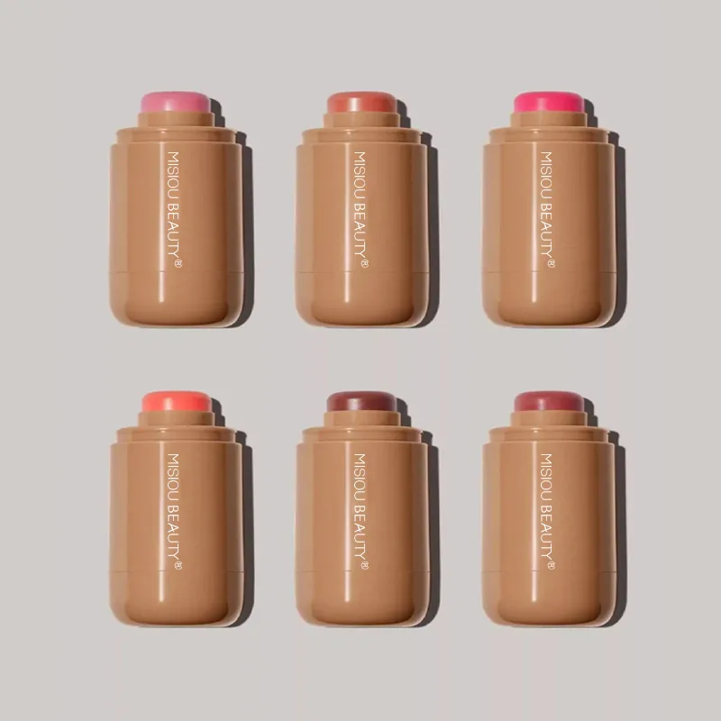 Blush Matte Toning and Tinting Highlight Brightening Long-lasting Portable Lip and Cheek Pocket Blush Stick Blush Cream 4