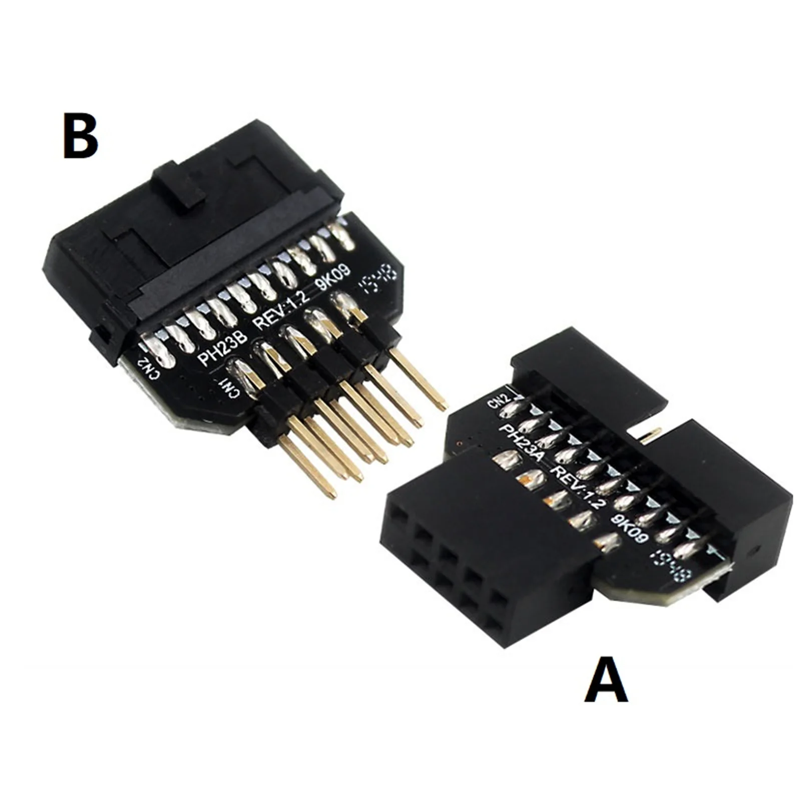 

Переходник для материнской платы USB 3.0 9-pin На USB 3.0 19pin, передняя панель, штепсельный разъем USB 2,0 3,0 pin на USB 3.0 9Pin