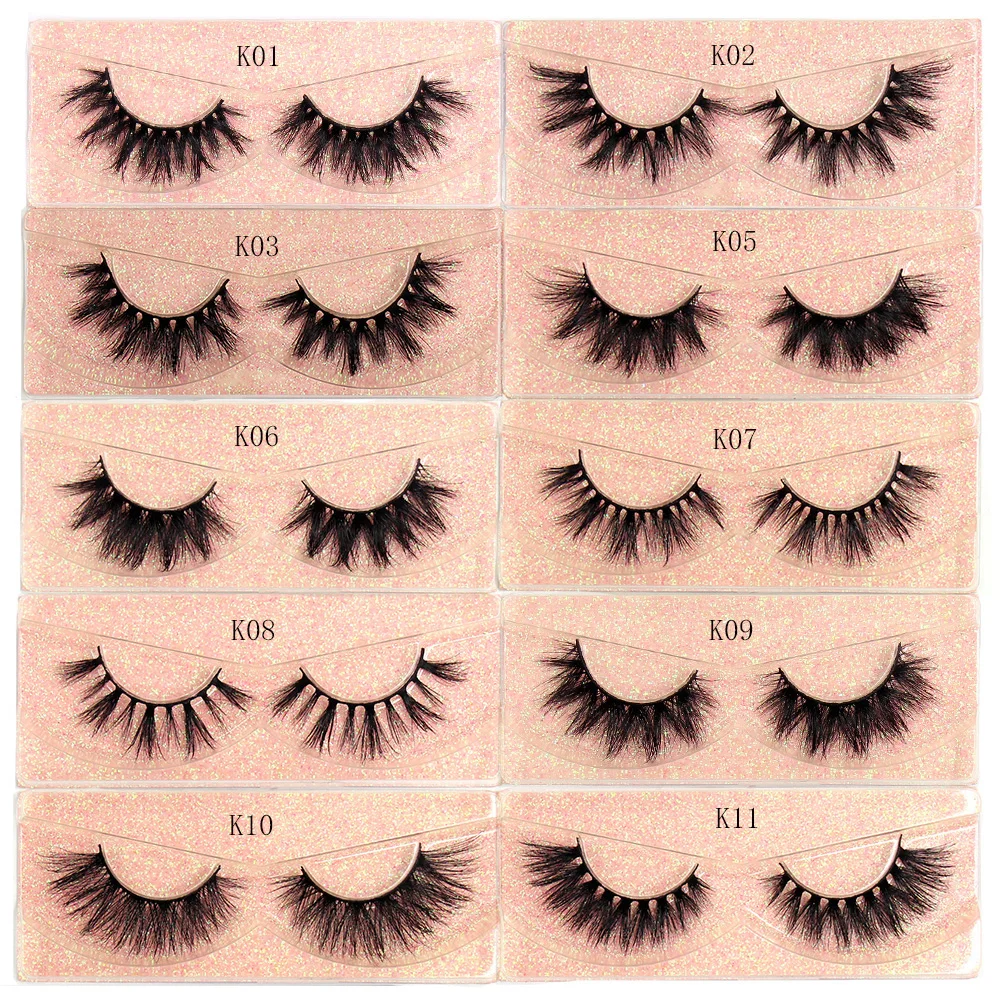 LEHUAMAO Makeup Mink Eyelashes 100% Cruelty free Handmade 3D Mink Lashes Full Strip Lashes Soft False Eyelashes Makeup Lashes