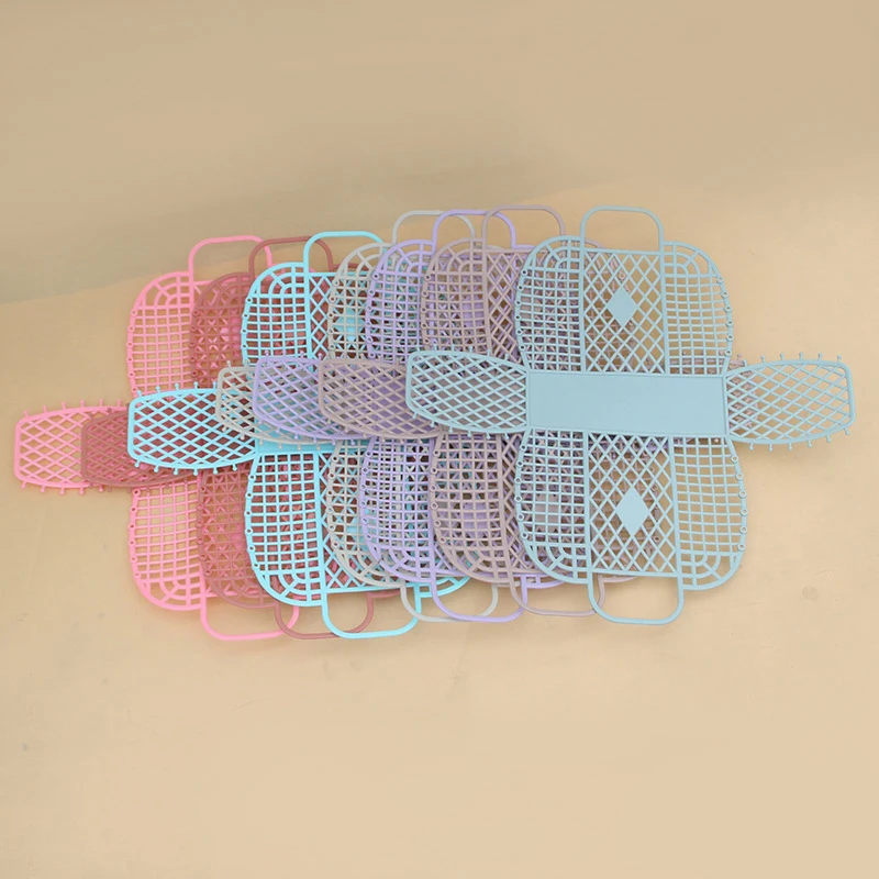 Plastic Portable Shopping Basket Fruit Vegetable Basket Bathroom Organizer Sundry Storage Foldable Bath Soft
