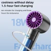 NEW Portable 3 Speeds Adjustable 150000RPM high speed fans Super Powerful Air duster rechargeable Mini Usb handheld Turbo fan 5