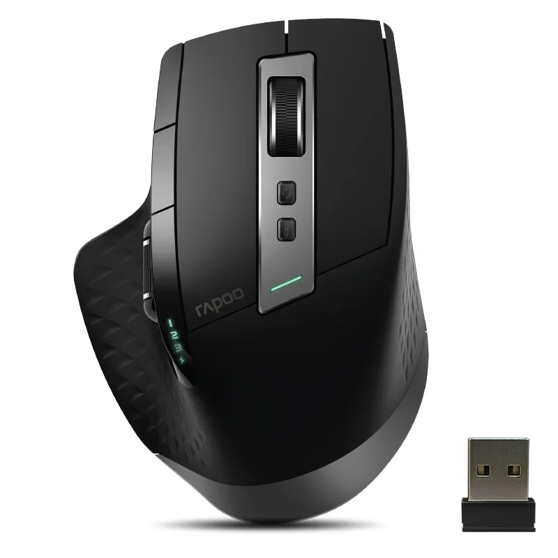 

Rapoo MT750L/MT750S Rechargeable Multi-mode Bluetooth Wireless Mouse 3200DPI Support Up to 4 Devices for Computer Tablet Laptop