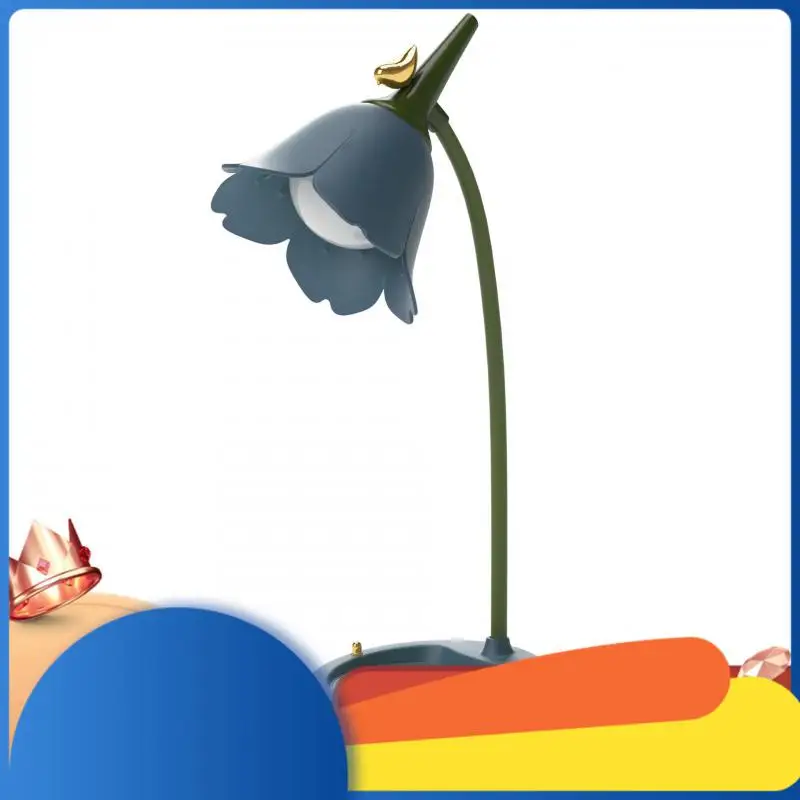 

Kids Lamp,Creative Rechargeable Flower Desk Lamp LED Eye Protection Touch Sensor Table Lamp Dimmable Bedside Lamp
