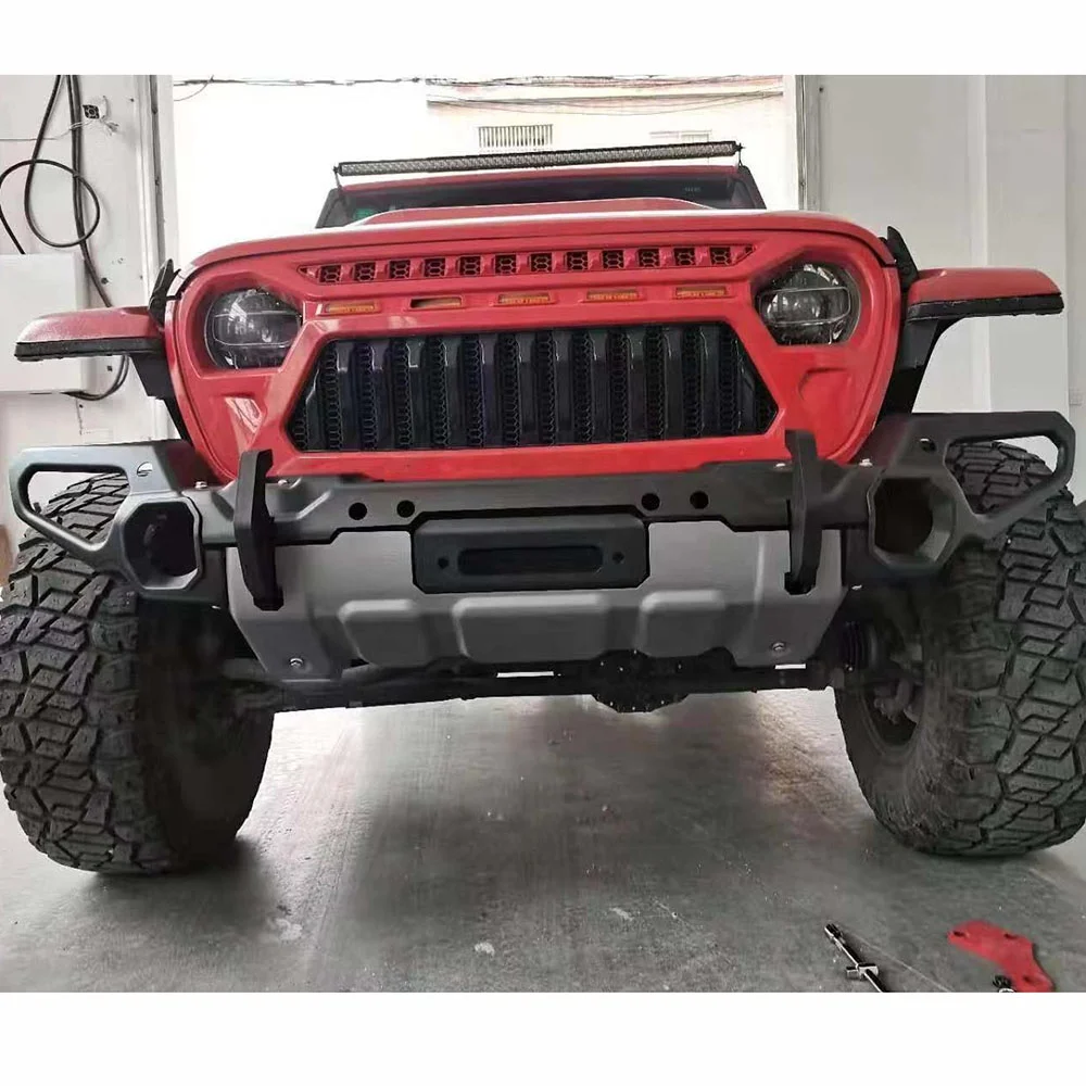 

R style car bumpers steel material bumper for jeep JL auto parts