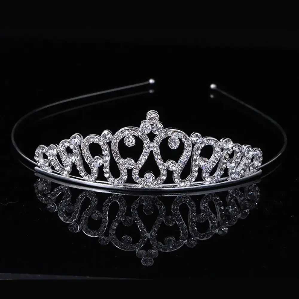 Elegant Rhinestone Crown Headband