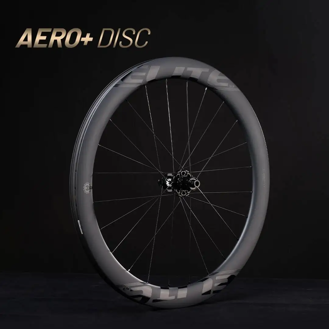 ELITEWHEELS Newest Aero+ Road Wheels With Wing 20 Spokes Ratchet System 50T Ceramic bearing Hub 23mm inner Width Carbon Wheelset