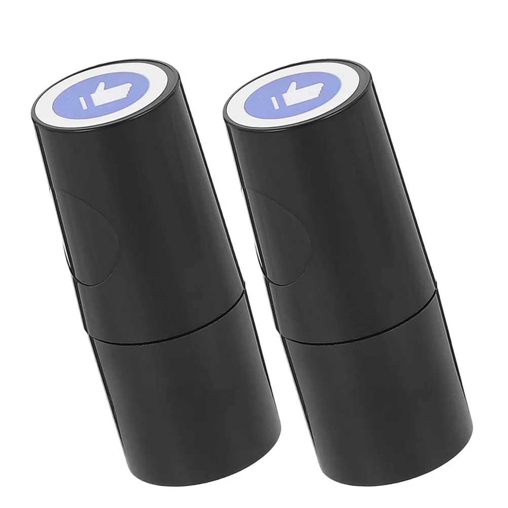 2Pcs 휴대용 골프 공 스탬퍼 작은 절묘한 PP 소재 재사용 가능한 편리한 마킹 스탬프 골퍼를위한 스크랩북 교사
