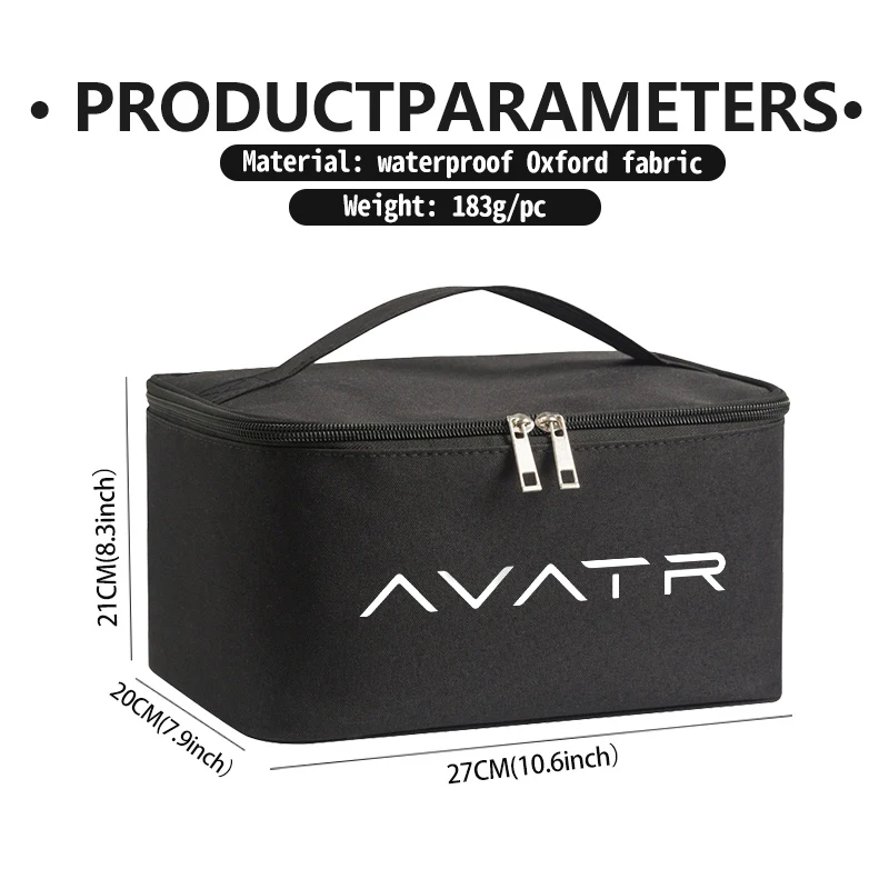Borsa portaoggetti portatile per cosmetici e articoli da toeletta per viaggi in auto per Avatr 06 2025 06T 07 11 12 SUV 07L 2026 - immagine 6