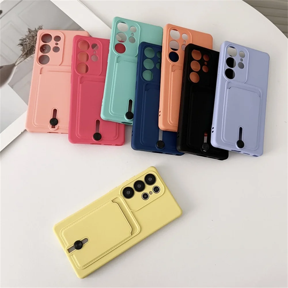 Premium Liquid Silicone Card Holder Case - Ultra Slim & Durable Design