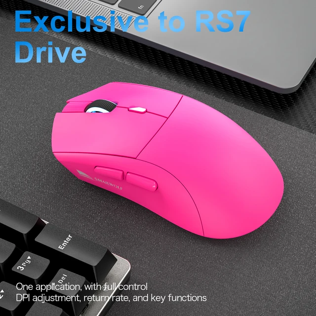 SMAILWOLF RS7 Bluetooth souris de jeu sans fil PAW3311 macro pilote ordinateur portable ordinateur de bureau jeu de bureau 20000dpi 5 SMAILWOLF RS7 Bluetooth souris de jeu sans fil PAW3311 macro pilote ordinateur portable ordinateur de bureau jeu de bureau 20000dpi 5