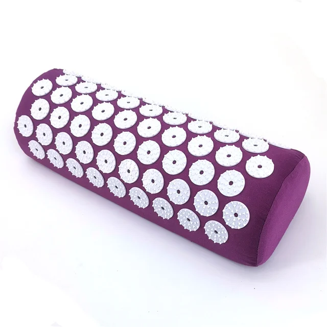 Yoga Acupressure Mat Neck Back Foot Massager Pain Stress Relief Massage